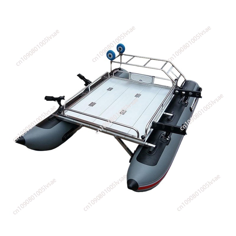 Fishing Boat Inflatable - Алюминиевая надувная лодка-понтон из ПВХ 1/2/4-местная,