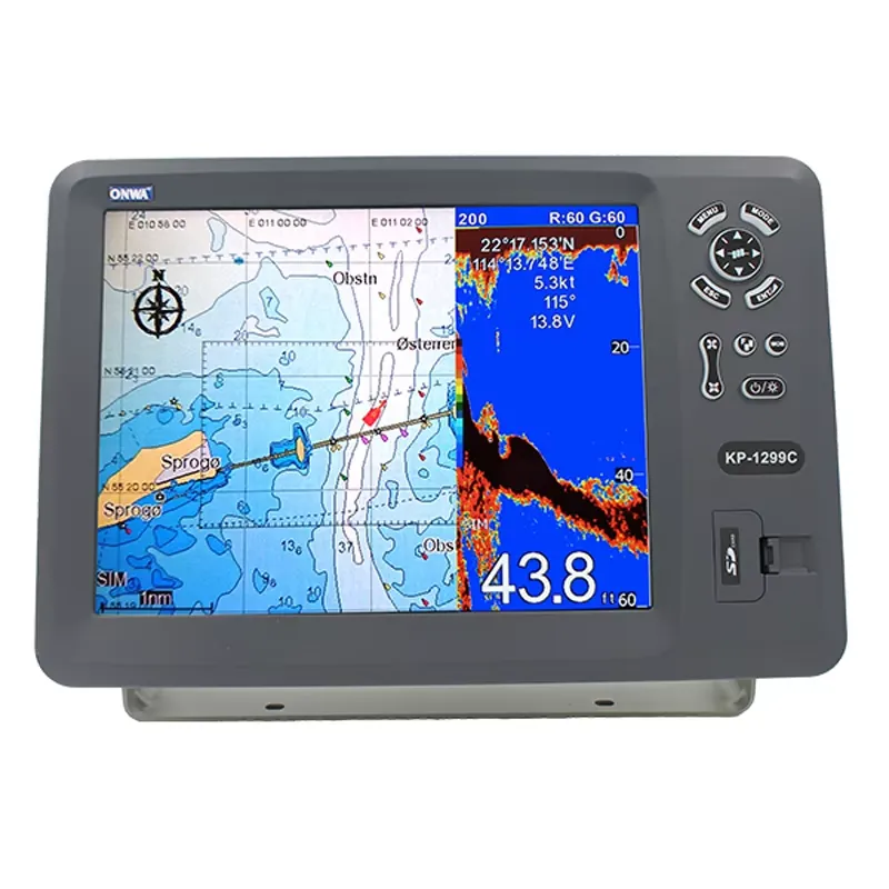 GPS-плоттер с картой, 12-дюймо – обзор и цена Fishing Boat Gps