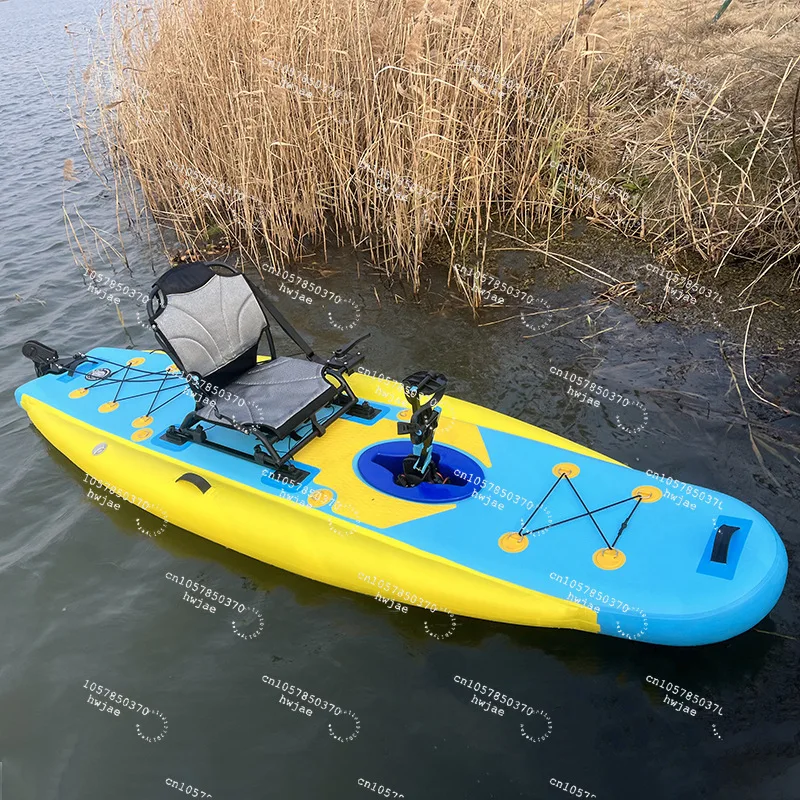 Надувной педальный каяк с инди – обзор и цена Fishing Boat Inflatable